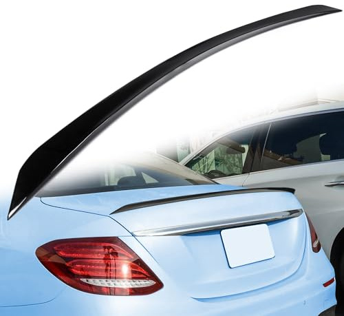 Schwarz Heckspoiler Spoiler Hecklippe für Mercedes Benz E Klasse W213 Limo E200 E250 E500 2016-2023