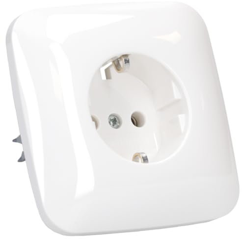 Busch-Jaeger 20 EUJ-214 SCHUKO Unterputz-Steckdose Alpinweiß Reflex SI 2CKA002011A1896