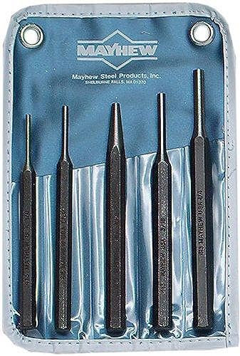 Wright Tool 9665 Mayhew #4105K Punch Kit, 5-Piece