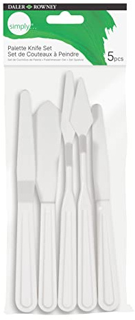 Daler-Rowney Simply Palette Knives, Set, 5 Assorted Knives