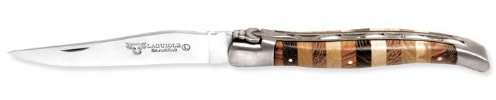 ORIGINAL Laguiole en Aubrac Taschenmesser - Woodstock - Platine einfach, 12 cm