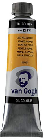 Van Gogh Oil Color Paint, 40ml Tube, AZO Yellow Deep 270