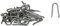 Kerbl Krampennagel, 50St., 3,8 x 47mm, verzinkt