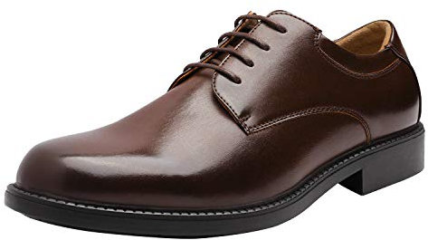 Bruno Marc Men's Classic Formal Dress Shoes Derbys Downing-02 Dark Brown Size 10 US/ 9 UK