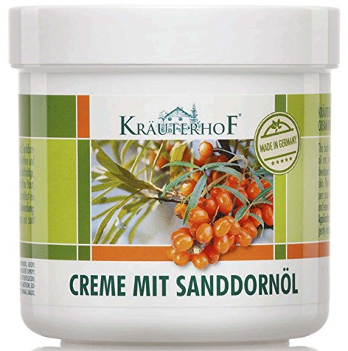 Kräuterhof 5er Vorteilspack Creme mit Sanddornöl, 5 Dosen a 250ml