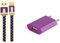 Pack Chargeur pour LG G6 Smartphone Type C (Cable Noodle 1M Chargeur + Prise Secteur USB) Murale Android (Violet)
