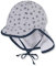 Sterntaler Baby - Jungen Schirmmütze mit Nackenschutz Sonnenhut, Grau (Rauchgrau 566), 45