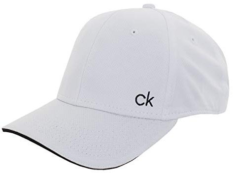Calvin Klein Golf Airtex Performance-Cap - Weiß/Schwarz