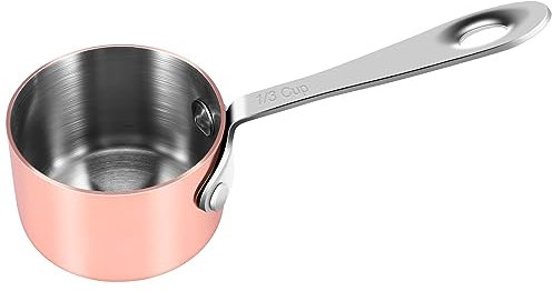 Hacbop Gravy Boats, Copper Plated Sauce Cup, Plated Sauce Cup, Milk Cup, French Fries Sauce Cup, Western Restaurant Copper Pot, 3.8cm