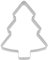 RBV Birkmann, Tannenbaum Ausstecher, Edelstahl, 6 cm