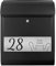 banjado® Briefkasten personalisiert mit graviertem Namensschild in Silber/Briefkasten schwarz 39x47x14cm / Briefkasten mit Hausnummer, Namen & Motiv WT Scratch/Briefkasten mit Zeitungsfach