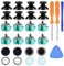 28 Ps4 Stick Aufsätze T6 T8 Torx Schraubendreher, 8 3D Analog Joysticks, 8 Daumenstiel Kappen, 8 Kappen, Controller Ersatzteilemit Xbox One