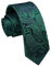 Enlision Paisley Herren Krawatte Grün Schmale Krawatte Seide Krawatten für Formelle Büro oder Hochzeit Business 6cm