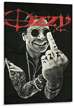 ACIDI Bilder Wohnzimmer Modern 50 * 70cm Cantante rock britannico Ozzy Osbourne Poster Decorazione Soggiorno Camera da letto Pittura Senza Cornice