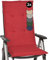 Beautissu 2er Set Gartenstuhlauflage 120x50x6 cm Loft HL Rot – Hochlehner Polster Auflage, Sitzpolster & Sitzkissen für Hochlehner Gartenmöbel - Weiche Stuhlauflage mit Schaumkern Füllung