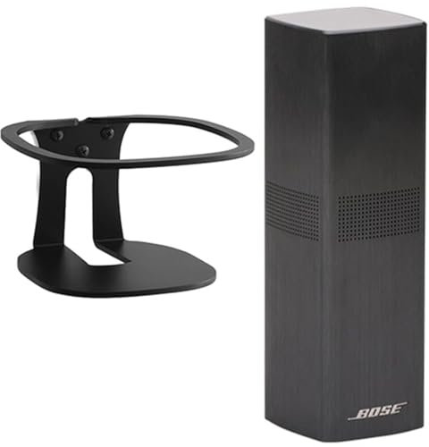 Für Bose OmniJewel Lifestyle 650 Halter,B&O lifestyle 650 Wandhalterung Ständer,Zubehör mit integriertem Kabelmanagement,Smart Home Lautsprecher Zubehör Rack(B&O lifestyle 650,Schwarz,YT) 1PCS