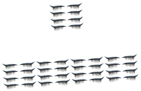 Beaupretty 20paia Stickers Per Ciglia Finte Riutilizzabili Da Impermeabili e Facili Da Applicare Adatti Per Makeup e Ragazza Per Sguardo Luminoso e Delicato