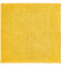 Decomira Badematte rutschfest | Als Badteppich Set kombinierbar | Badezimmer-Teppich Bad-Vorleger waschbar aus Chenille | Duschvorleger für Dusche, Badewannen, WC Vorleger | Gelb - 45x45 cm