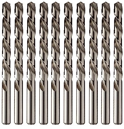 10PCS 0.5mm-12mm Brocas de mano izquierda HSS M2 Broca helicoidal inversa (Size : 5.0mm)