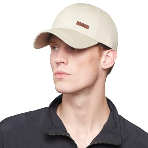 CACUSS Baumwolle Baseballkappe Herren Baseball Cap Unisex Mütze Verstellbar für Draussen Sport