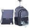 Elephant 2 Teile SET Trolley HERO SIGNATURE Trolleyrucksack + Turnbeutel ATTACH Bag (Color Block Anthrazit Schwarz 13048)