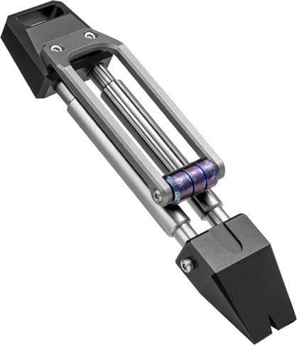 TIMULTI Titan-Hebelstange, kleine Stemmeisen, flache Brechstange, Mini-Brechstange, EDC-Multitool mit Dekompressionsrolle, Outdoor-Schlüsselanhänger, Gadgets (schwarz)