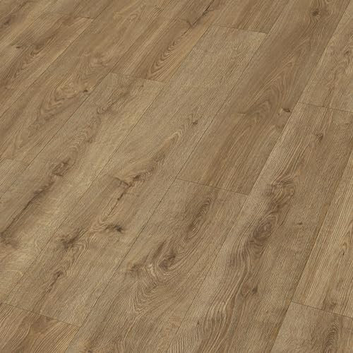 Meister Laminatboden MeisterDesign. Laminate LD 150 1288 x 198 x 8 mm 07002 Eiche Bernstein Porensynchron-Struktur