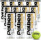 Palbea PRO Padel - FIP Zugelassene Padelbälle - 1 Karton x 12 Röhren - Padel Bälle mit HV Filz für Hohe Sichtbarkeit. Premiumqualität. Ideal für Training und Turniere. Langlebig und Schnell.