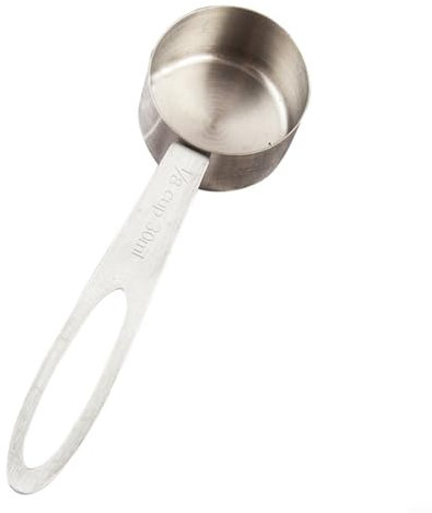 Stainless Steel Coffee Scoop, 30Ml 2 Tablespoon Metal Measuring Spoons for Kitchen Long Handle Round Tablespoon for Coffee Milk Powder Tea Hot 