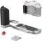 SMALLRIG X-T50 Handgrip, Silicone L-Shape Handle for FUJIFILM X-T50 Camera, Built-in Quick Release Plate for Arca, with Shutter Button and Hot Shoe Cover, Silver - 4713