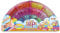 CRAZE loops Mega Rainbow - Regenbogen Loom Bänder Set XXL mit 1800 Gummibänder zum Basteln - Halsketten, Ringe und Armbänder selber machen
