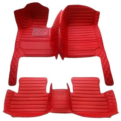BASPHHH Allwettermatten Kompatibel mit 3er-Serie für E92 Coupé 2006-2013 benutzerdefinierte 3D-Auto-Fußmatten aus PU-Auto-Innenteppich(Style 7)