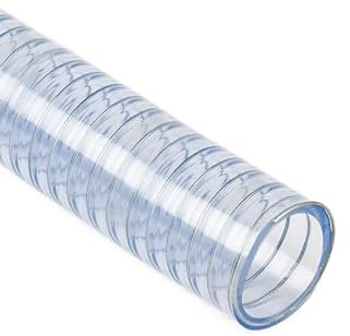 Technikplaza Transparenter FDA-Saugschlauch DN=40mm mit Stahlspirale (L=50m)