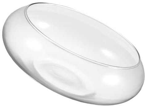 GAROZATION Glasfarbe Selbstbewässerung Lotusschale Drainage Samen Container Mini-Aquarium Aquarium Licht Betta-fischschale Anlage Hydrokultur-pflanzgefäß Bausätze Liner