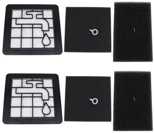 MCHNIC 2 set 3in1 Filter Luftfilter-Set für Philips 2000er Serie XB2022 XB2023 XB2042 XB2062 XB2122 XB2123 XB2125 XB2140 XB2142 Staubsauger ersetzt XV1220/01