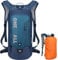 LOCAL LION Fahrradrucksack 6L Wasserdicht, Kleiner Wanderrucksack Damen, Mountainbike Rucksack Herren für Alltag Radsport Laufen Wandern Dunkelblau