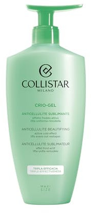 Collistar Crio-Gel Anticelulítico, Crema Corporal Anticelulítica Intensiva con Efecto Frío Inmediato, Reduce la Celulitis, Alisa y Tonifica la Piel, 400 ml