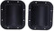 Speaker Cabinet Handles, 2 Pcs Rustproof Iron Recessed Speaker Handle Easy to Install Speaker Side Handle with Comfortable Grip for Large Stage Speaker Cabinets Box, 7.01x5.98in