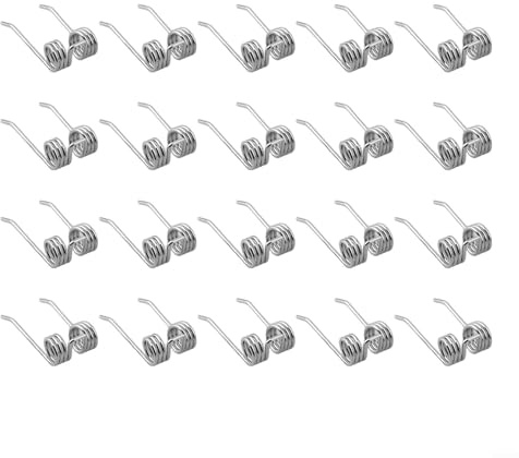 29272 Dethatcher Tines Replacement Steel Spring Lawn Scarifier Parts Compatible with Model 27022 2500600G Corded Electric Dethatcher Lawn Maintenance Tool for Garden Care(20pcs)