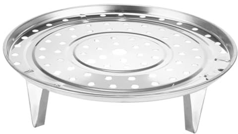 BESTYASH Dampfgarergestell mit Abnehmbaren Füßen Runder Dampfkorb für Töpfe Pfannen Spülmaschinenfest und Vielseitig Einsetzbar