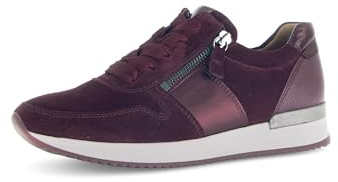 Gabor Damen Low-Top Sneaker, Frauen Sneaker,sportlich,schwarz,Jollys,rot,Glitzer,blau,Rolling-Soft,Sensitive,Basic,Derby,Mulberry,40 EU / 6.5 UK