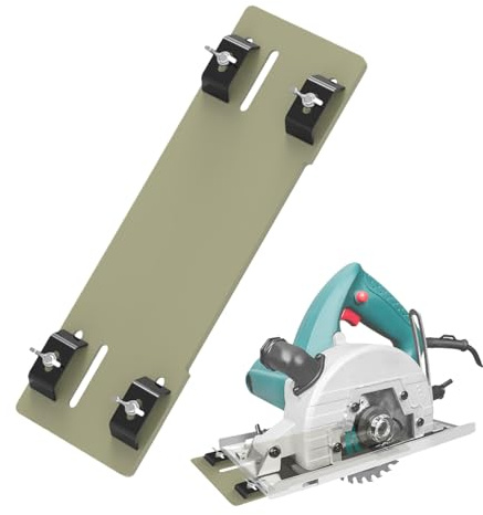 Führungsschiene für Kreissägen – rutschfeste Unterseite mit ergonomischem Griff für Präzisionsschnitte, schnelle Schnittführung für Kreissägen, ideal zum Einrahmen von Holz, Aluminium, Trägerhalterung