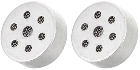 ULTECHNOVO 2 Pezzi Capsula Microfono di Ricambio per Microfoni Wireless Compatibile con Vari Modelli Dimensioni Standard per Uso Professionale e Amatoriale