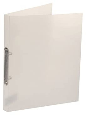 Veloflex V02040 – Ringbuch Propyglass DIN A4, 2-Ring-Mechanik, 20 mm, farblos, 1 Stück