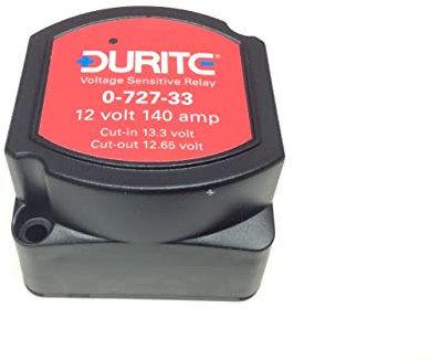 12V 140amp Durite 0-727-33 voltage sensitive/intelligent Split Charge Relay