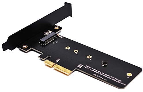 EZDIY-FAB PCI Express M.2 SSD NGFF PCIe Card to PCIe 3.0 x4 Adapter (Support M.2 PCIe 22110,2280, 2260, 2242)