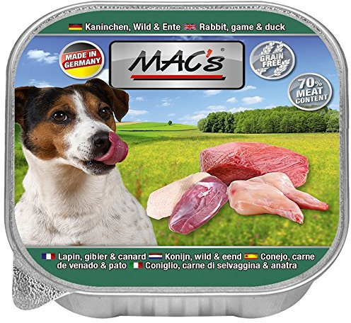 MACs Dog Kaninchen, Wild & Ente | 11x150g Nassfutter