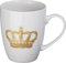 notrash2003 Kaffeetasse oder Kaffeebecher mit goldfarbenem Kronenaufdruck in Geschenkbox für bis zu 300 ml Flüssigkeit
