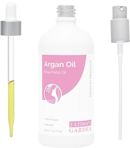 Fatima's Garden Rosenblüten Arganöl - Bio Anti-Aging Feuchtigkeitscreme, 150ml