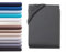 Hometex Premium Textiles Exclusive Spannbettlaken Spannbetttuch bis 25 cm Steghöhe | Bettlaken 100% Baumwolle | Extra starker Stoff 160 g/m² | Oeko-TEX® Made IN Green | 120-130x200 cm | Anthrazit